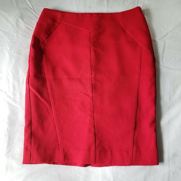 Red Pencil Skirt - Picture 1 of 4